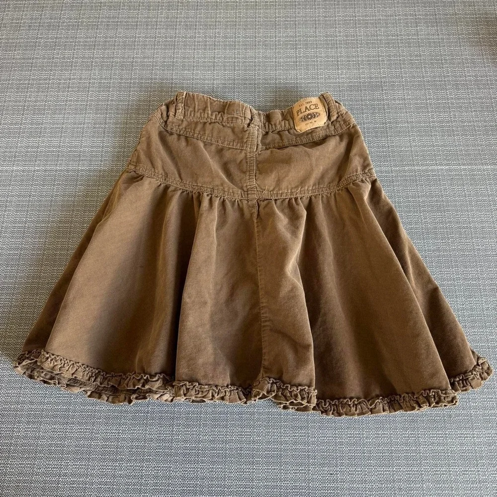 The Children's Place brown corduroy skirt girls size 10
